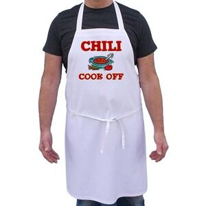 Chili Cook Off Apron, Chef Kitchen Aprons, Novelty Cooking Aprons by CoolAprons